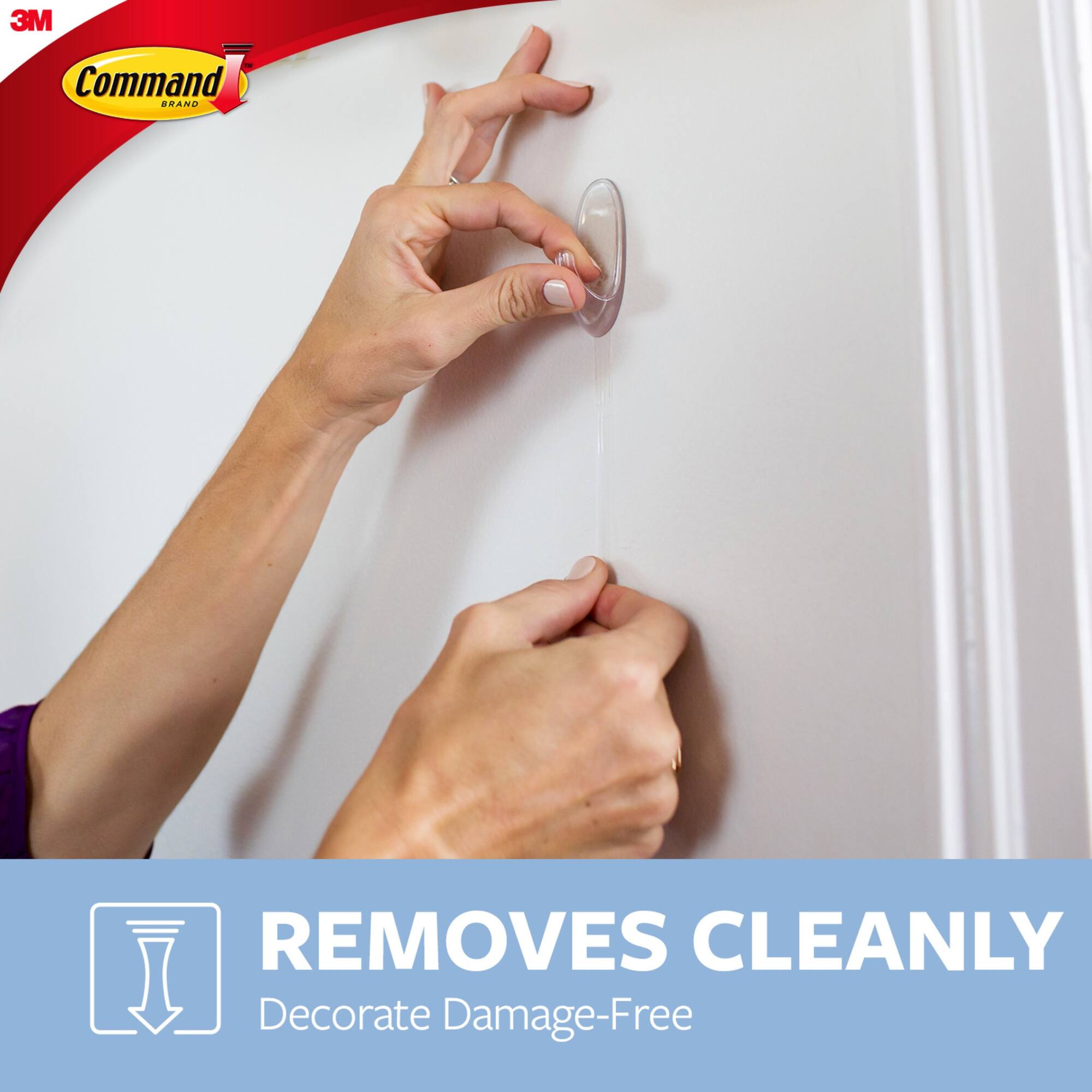 Command™ Outdoor Clear Medium Window Hooks Value Pack